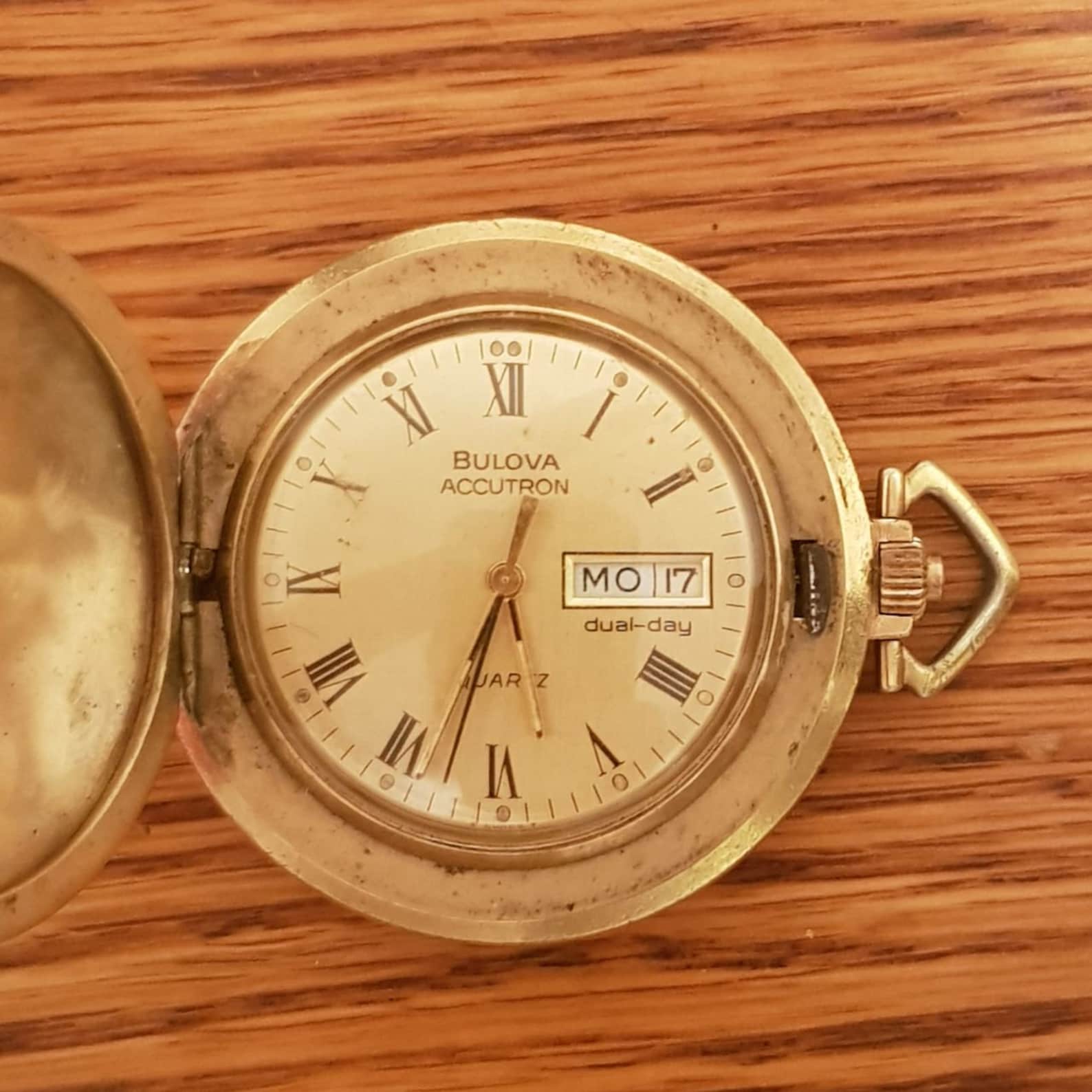 Bulova Accutron Quartz Pocket Watch Swiss 1978 - Etsy