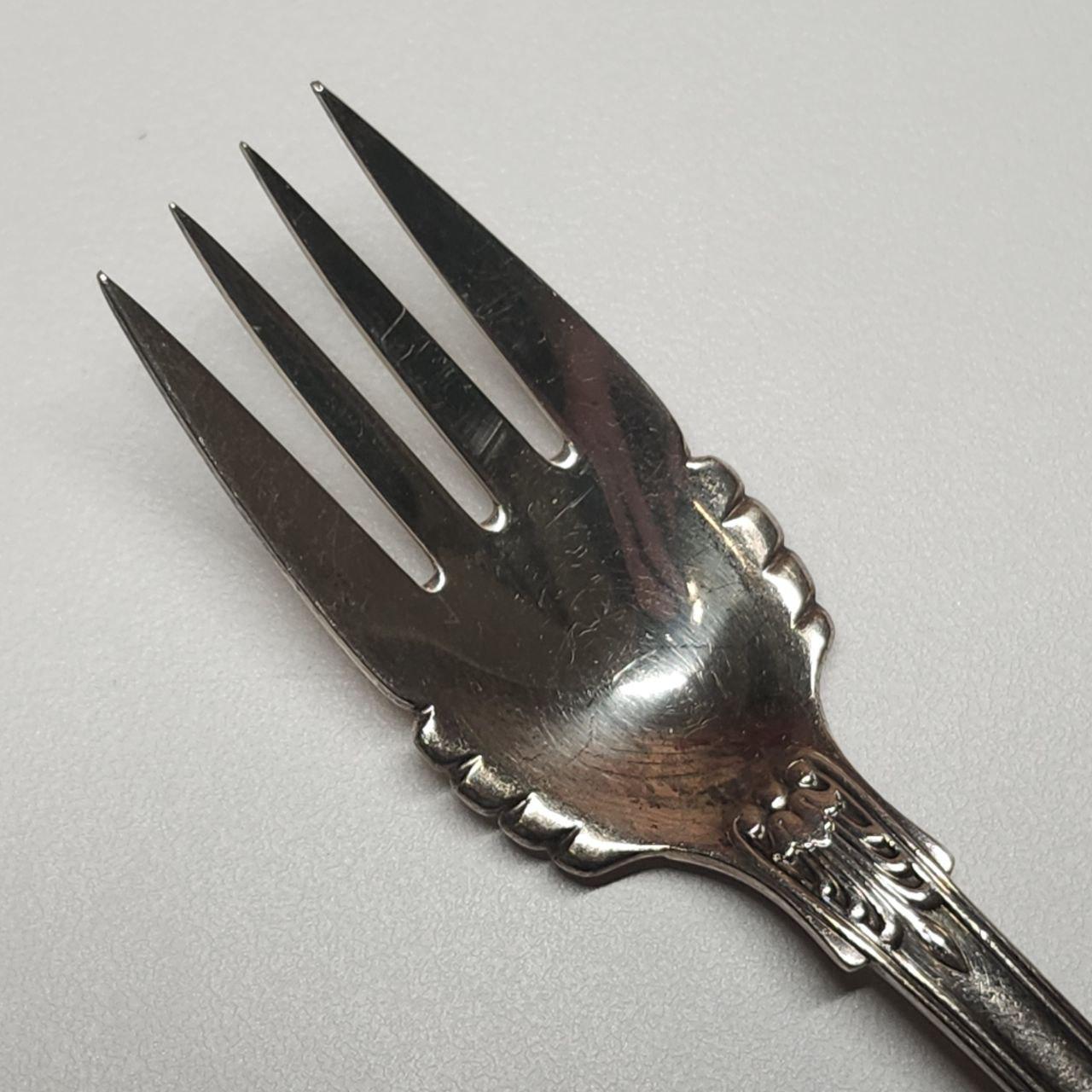 Tiffany & Co. E.P. Silverplate English King Monogrammed Forks Set
