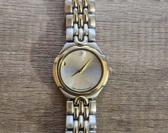 Movado Museum Swiss Quartz Men’s Wrist Watch Working