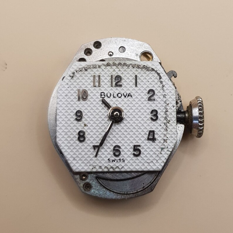 Bulova Swiss Ladies Wrist Watch 17 Jewels 10K Rolled Gold Plate Bezel ...