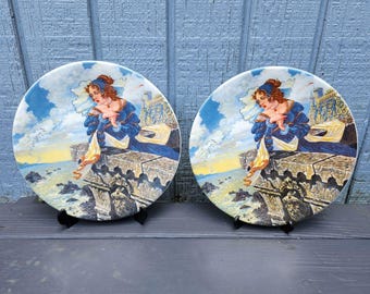 The Franklin's Tale painted by G.A. Hoover Second Issue in The Canterbury Tales Collection Collector Plate