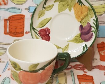 Franciscan Fresh Fruit Vintage Set of 17 Pieces Made in USA