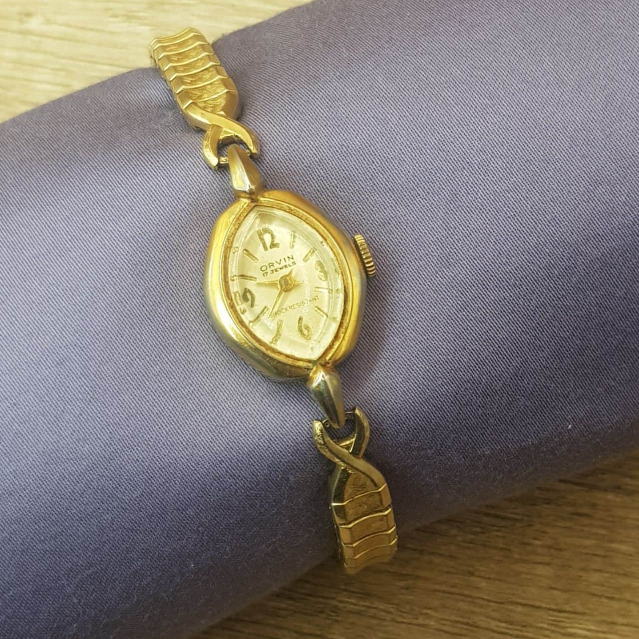 Vintage Orvin 17 Jewels Mechanical Ladies Watch Works Vintage Orvin 17 Jewels Mechanical Ladies Watch New Crystal  main image 3