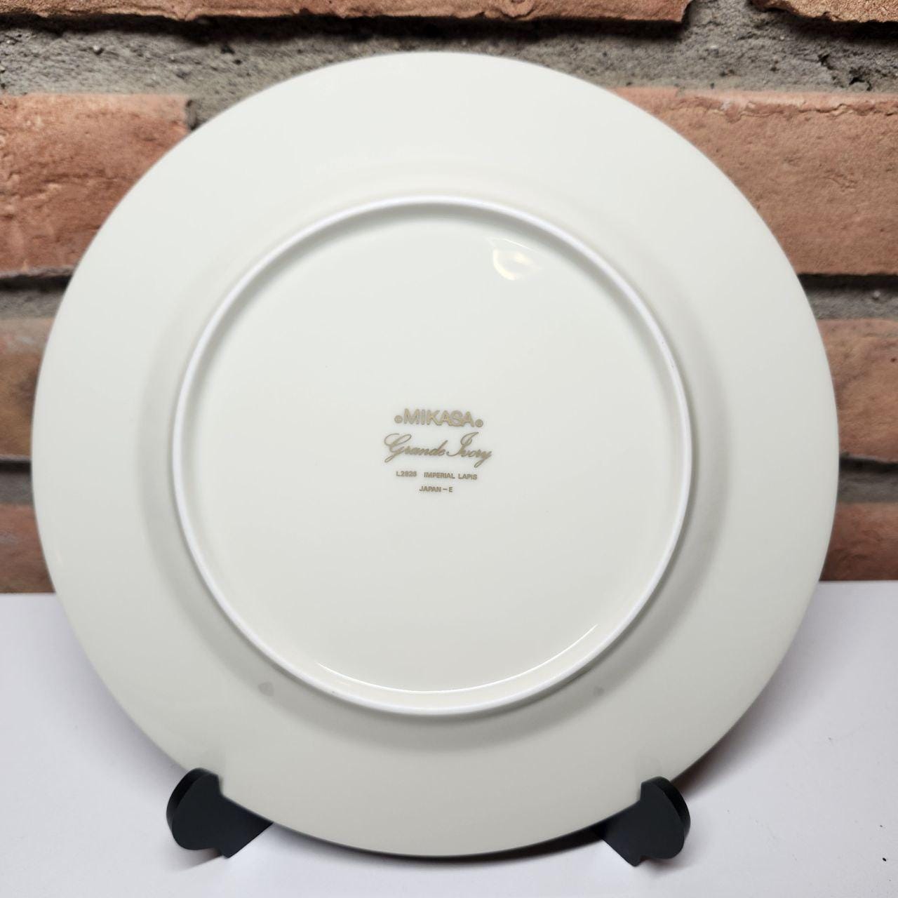 MIKASA Grande Ivory 食器セット 20点 Mikasa Grande Ivory Imperial Lapis Japan Dinnerware Set - Etsy