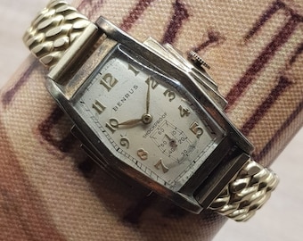 Vintage 1950S Benrus Gold Filled 17 Jewel Wrist Watch - Etsy