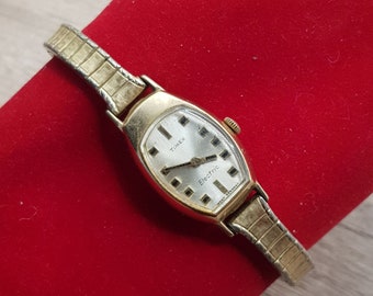 Timex Electric Ladies Quartz Vintage Watch 8 Jewels 10K Rolled Gold Plate