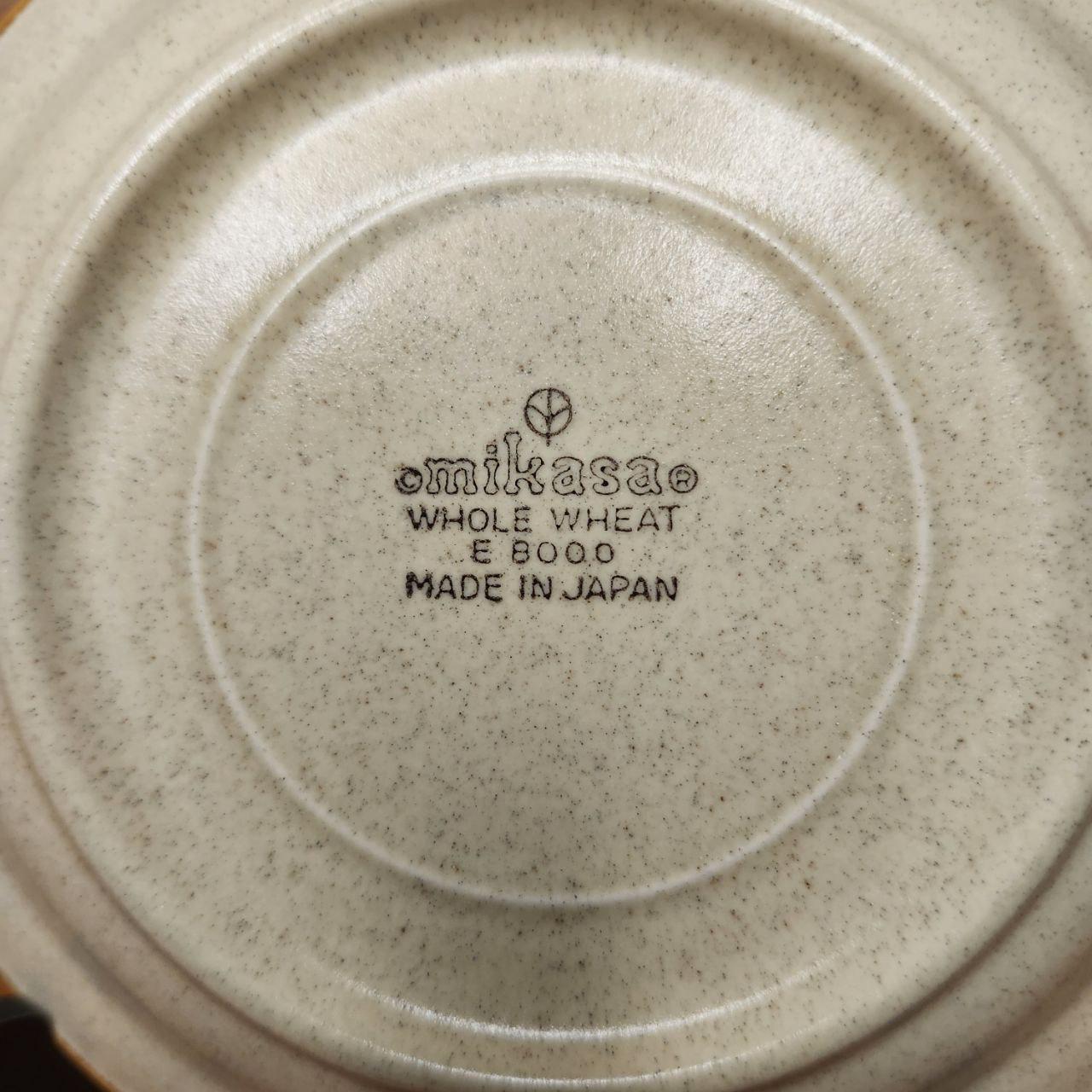 Mikasa Whole Wheat E8000 Stoneware Dinnerware Set Made in Japan - Etsy