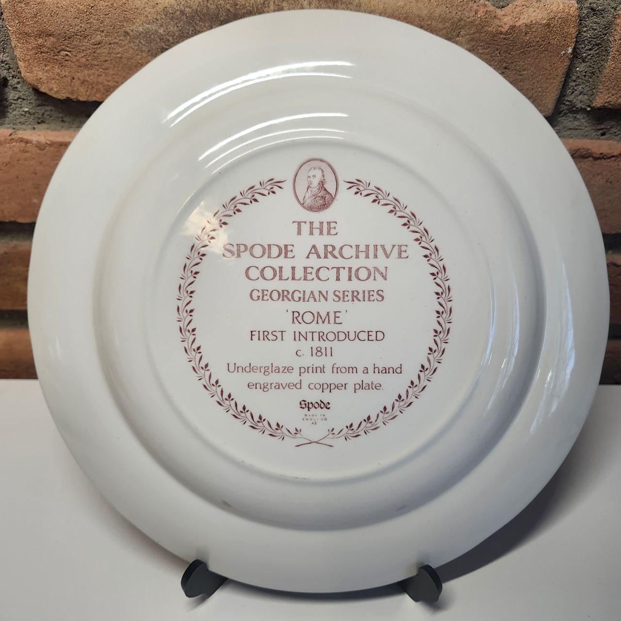 Spode Archive Collection Rome and Greek Pink Plate - Etsy