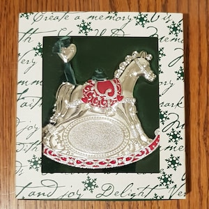 Things Remembered Rocking Horse 2014 Engravable Christmas