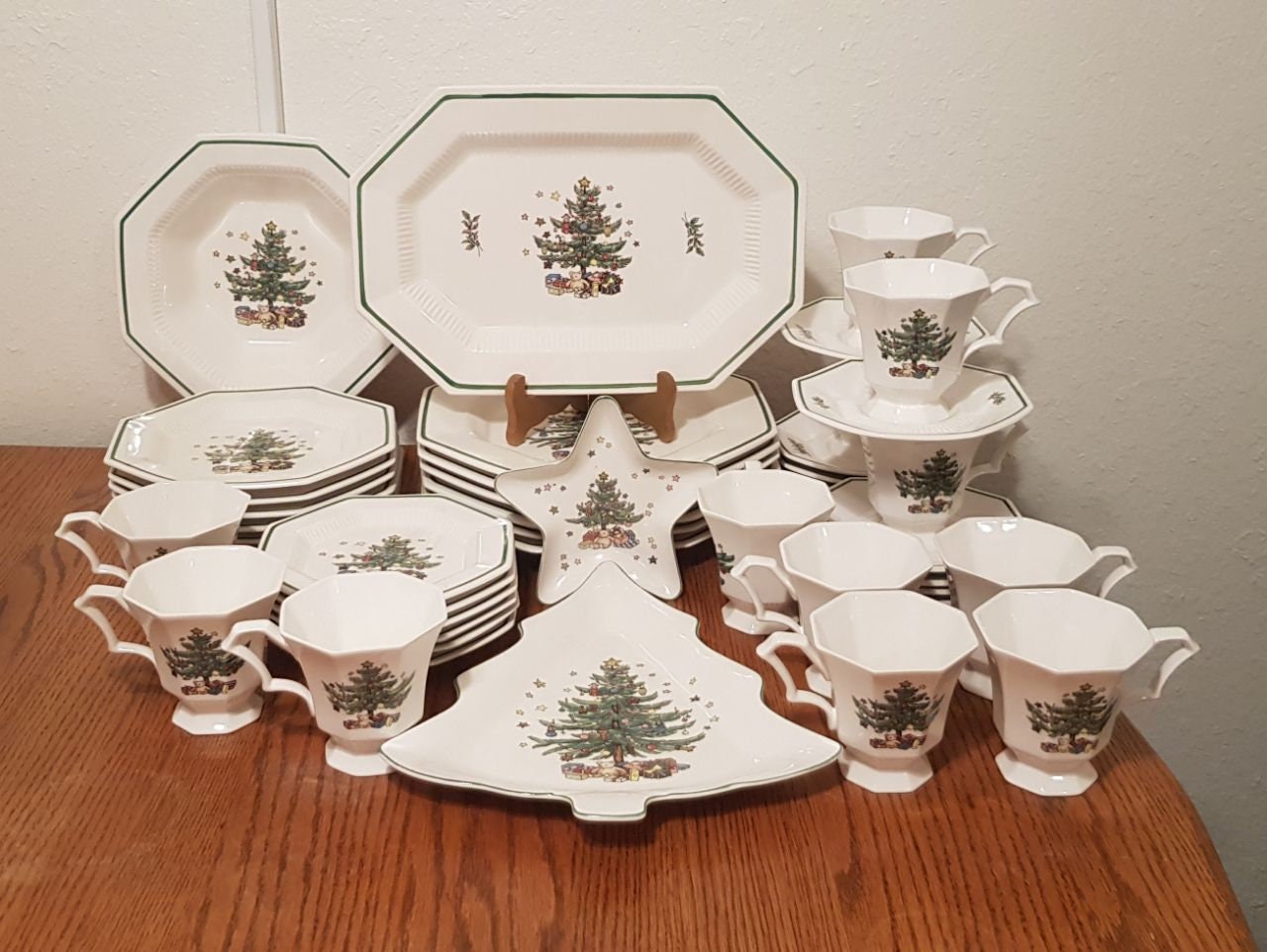 Nikko Christmastime Japan Vintage Set of 46 Pieces Etsy