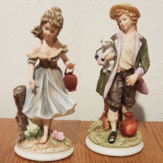 Andrea by Sadek Figurines #8259 and #7979 Made in Japan - Etsy