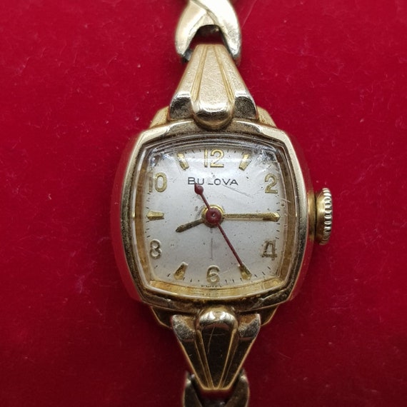 Vintage Bulova Women’s 10kt RGP Automatic Wrist Watch 17 Jewels R64113 Bulova | Accessories | Vintage Bulova Womens Kt Rgp  main image 4