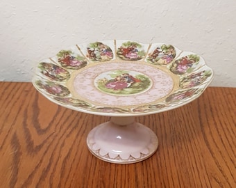 Tilso Vintage Pedestal Candy Dish Japan