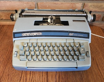 Smith Corona Coronet Super 12 Vintage Electric Typewriter with Case Not Working