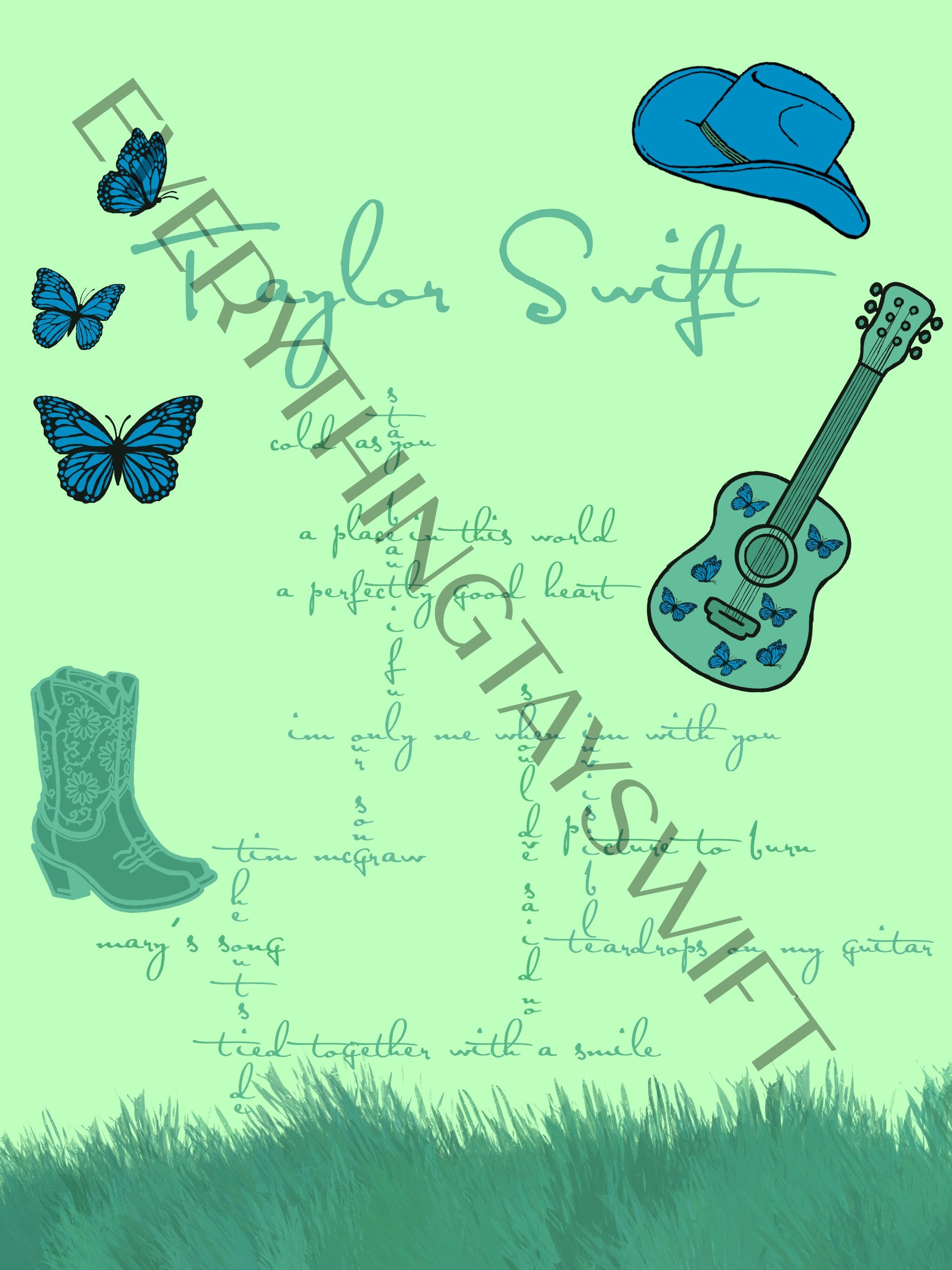 Debut Taylor Swift Crossword Design Etsy
