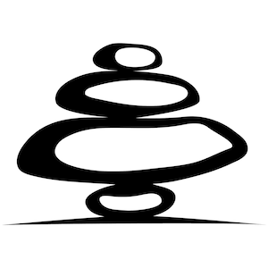 Zen Stones, Yoga Zen Stones, Meditation Rocks, Stacked Zen Rocks PNG ...