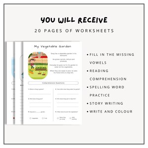 Reading Writing & Spelling Bundle, Year 1 Literacy Worksheets Pack ...