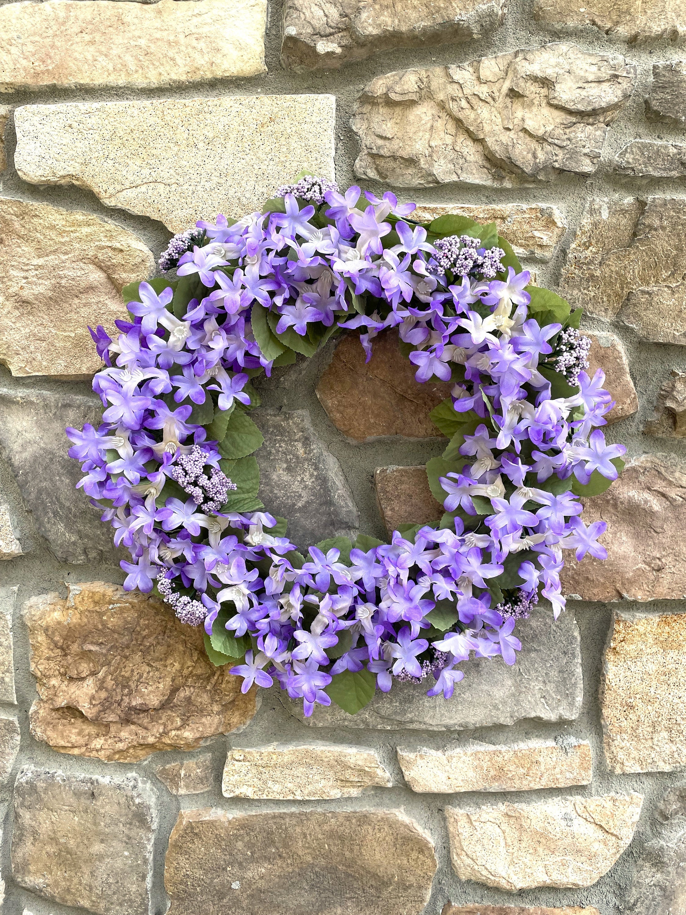Spring Lavender Starflower Wreath