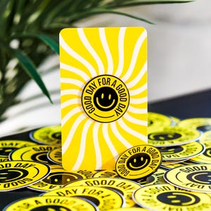 Enamel Pin for Collectors Custom Smiley Face Pendant Pin for Gifts Soft Enamel Pin Positive Vibes Black Metal Enamel Pin