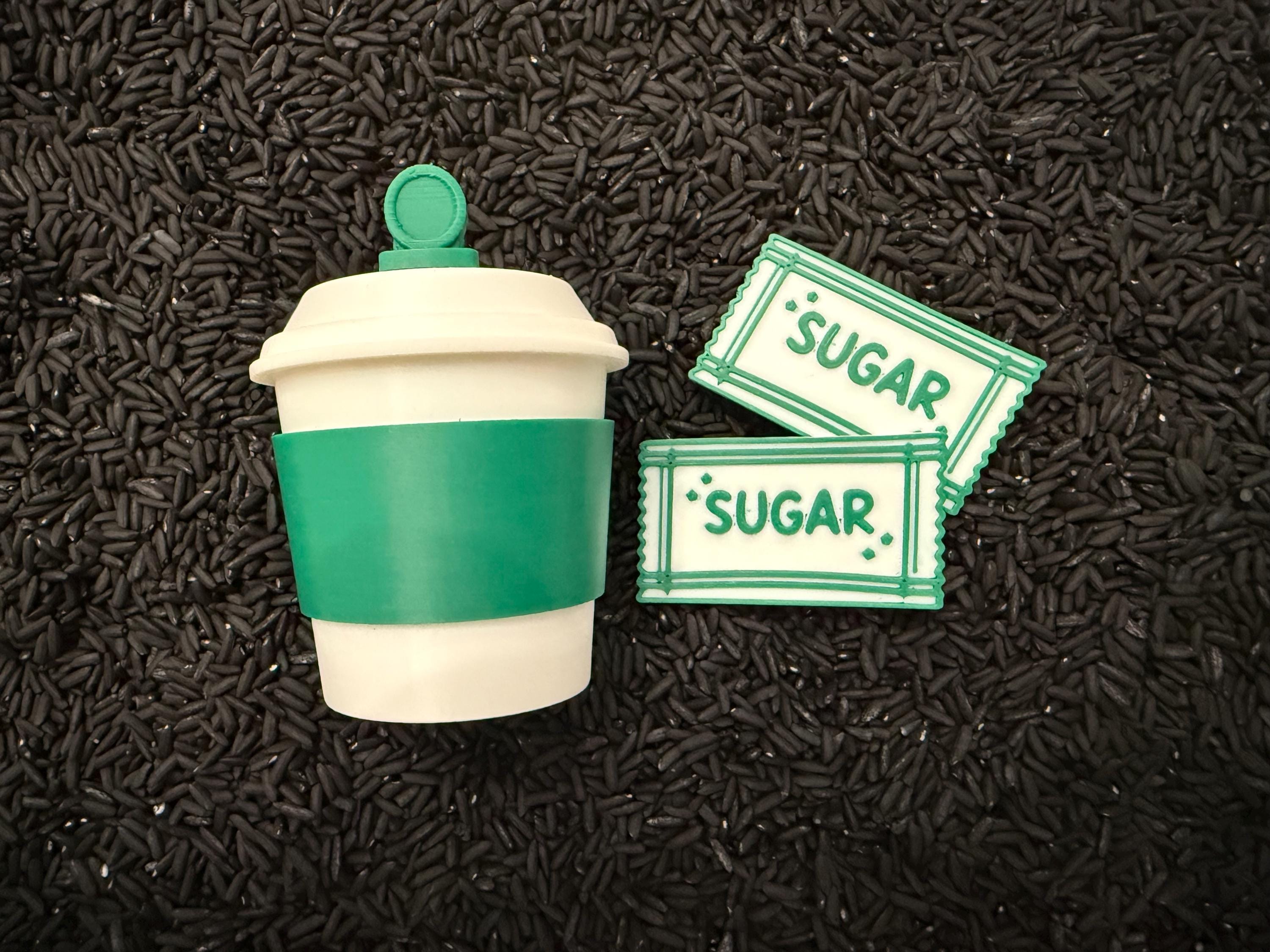 Coffee Shop Sensory Bin - Montessori Pretend Play Food Activity Kit for ...