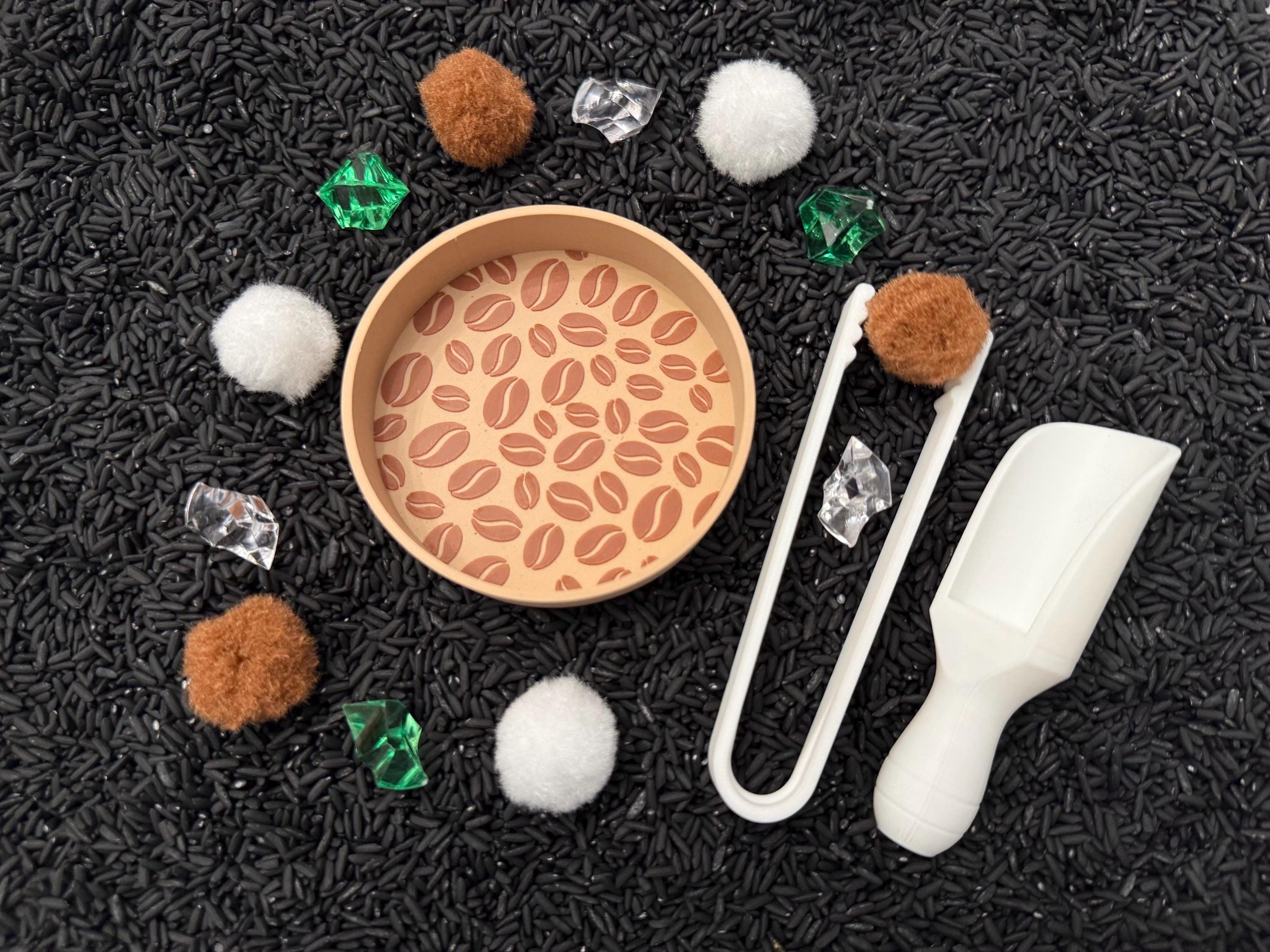 Coffee Shop Sensory Bin - Montessori Pretend Play Food Activity Kit for ...