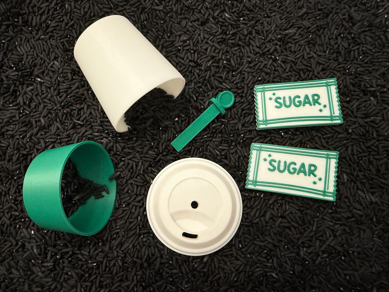 Coffee Shop Sensory Bin - Montessori Pretend Play Food Activity Kit for ...