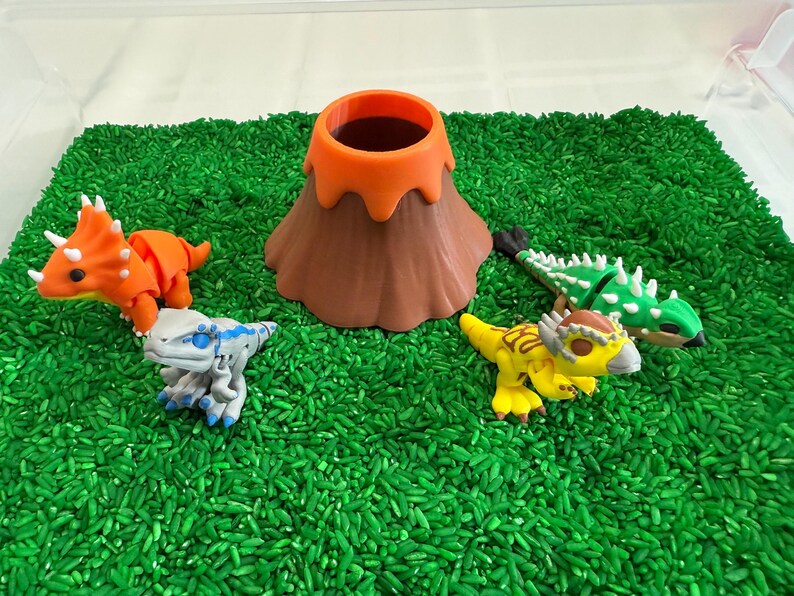 Dinosaur Sensory Bin - Montessori Jurassic Adventure Activity Kit ...