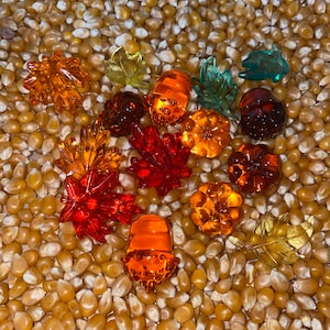 Autumn Harvest Sensory Bin - Montessori Fall Play Kit for Kids ...