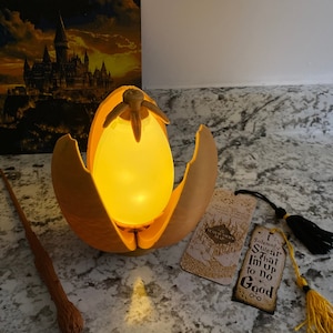 Golden Egg Light - Wizard World Inspired Enchanting Mermaid Dragon Egg Light – Perfect Magical Gift & Home Décor