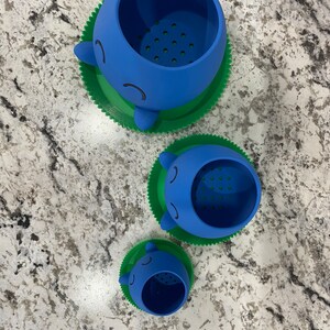 Oddish Planter with Drip Tray - Fully Colored Pokemon Inspired Plant Pot | Cute Indoor Planter | Unique Home or Office Decor Gift