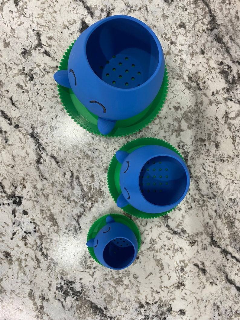Oddish Planter with Drip Tray - Fully Colored Pokemon Inspired Plant Pot | Cute Indoor Planter | Unique Home or Office Decor Gift