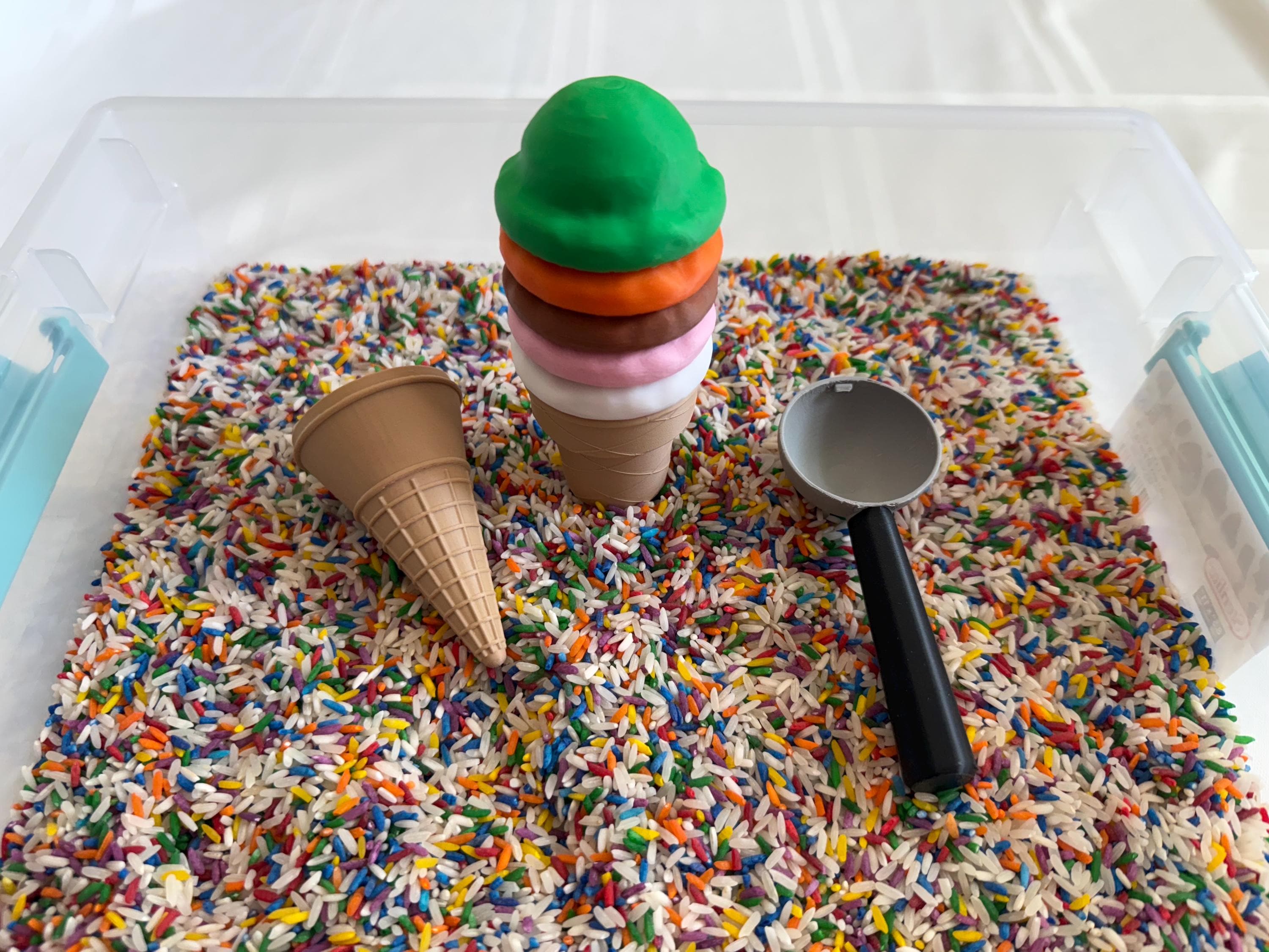 Ice Cream Sensory Bin – Montessori Activity Kit for Kids | STEM ...
