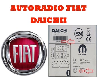 Fiat Lancia Daiichi car radio unlock code