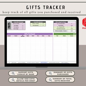 Easy Life Planner, Social Calendar, Track Birthdays, Gifts Tracker, Income Expense Tracker, Birthday Events Planning, Google Sheets Template