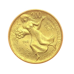 Italian coin 200 lire, 1981 FAO - World Food Day