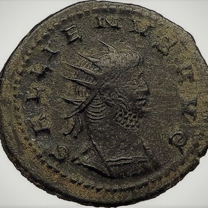 Antoninianus Gallienus Imperial Rom Moneda brons koppar 253-268AD