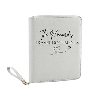 Personalisierter Reiseveranstalter, Reisebrieftasche, Passhalter, Reisegeschenk, Urlaubsveranstalter, Familienveranstalter, personalisiertes Hochzeitsgeschenk
