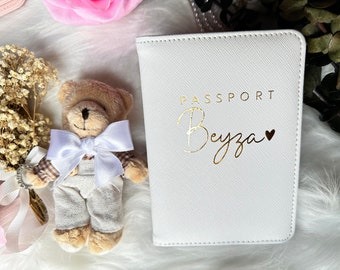 Custom Passport for Stuffed Animals, Teddy Bears, Plushies, Soft Toys, Baby First Passport, Girls Passport, Boys Passport, Gifts to Children