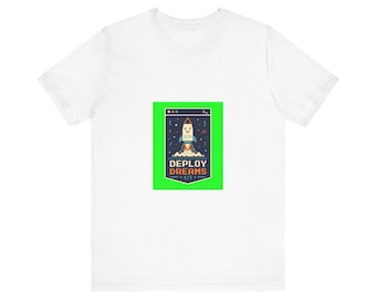 Deploy Dreams Rocket Shirt - Inspirational Developer Coding Gift