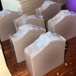Sea Salt Soap Bar, Sea Salt Soap, Spearmint Soap, Tea Tree Soap