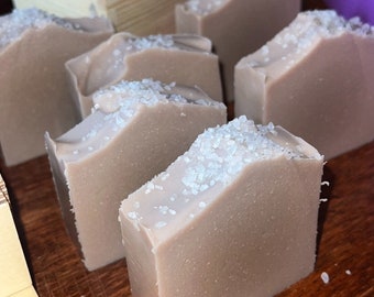 Sea Salt Soap Bar, Sea Salt Soap, Spearmint Soap, Tea Tree Soap