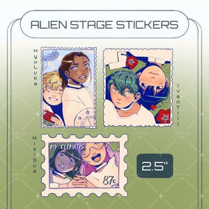 Alien Stage Stickers