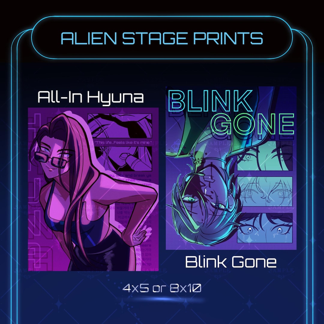 Alien Stage Art Prints [ 4x5 or 8x10 ] - Etsy