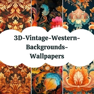 3D Vintage Western Backgrounds Wallpaper || Desktop wallpaper, phone wallpaper, phone background, digital wallpaper, digital background