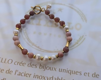Pulsera de perlas de agua dulce