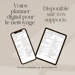 Digital cleaning schedule