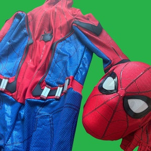 Spider-Man Cosplay Bodysuit Mask,Custom Spider-Man Bodysuit,Spider-Man Suit-Handmade Heroic Attire Inspired by Tom Holland,Cosplay Superhero