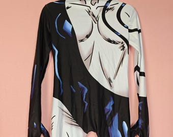 Lady Bullseye Cosplay Jumpsuit: Custom Halloween Party Outfit