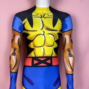 Custom Wolverine 97 Cosplay Bodysuit: Personalized Costume Jumpsuit