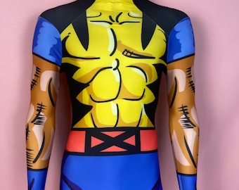 Custom Wolverine 97 Cosplay Bodysuit: Personalized Costume Jumpsuit